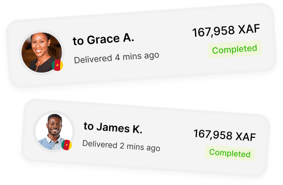 Money arrives fast